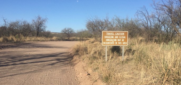 We must be near the Mexican border.