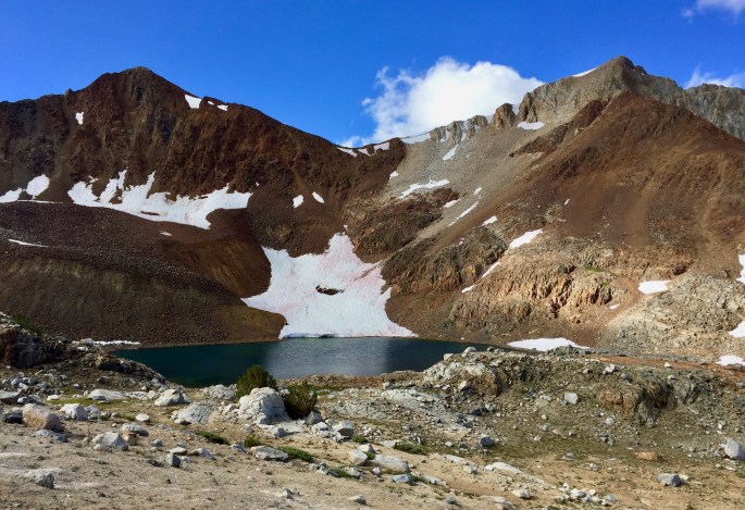 Brown, crumbling mountains in the Sierras?  Don't you belong in some other place, such as Death Valley?
