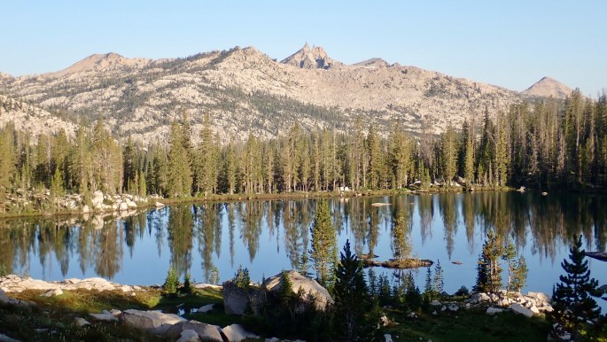 The Sawtooths Wilderness is a land of many pretty lakes.