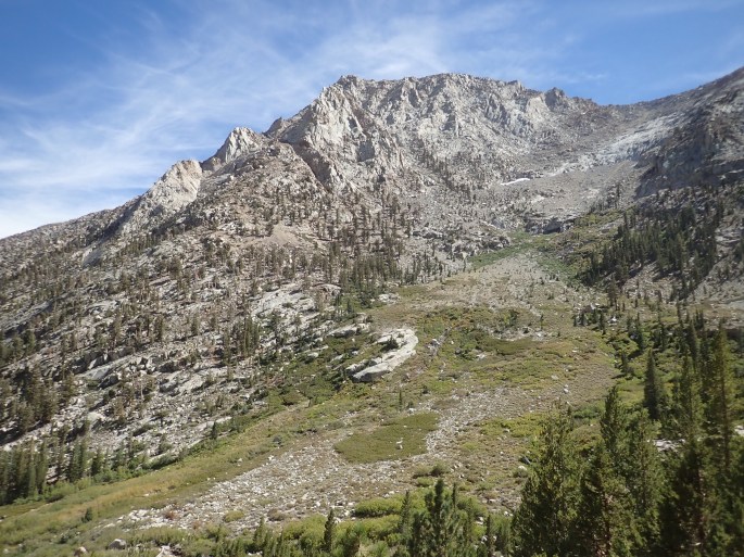 Getting higher.  I will camp tonight above 10,000 ft.