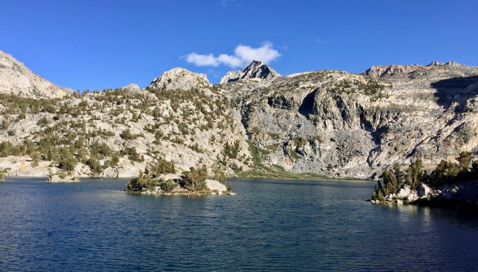 The southern of the Rae Lakes