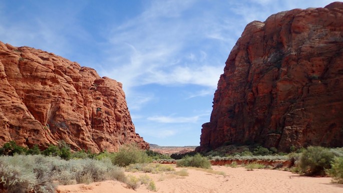 Two monoliths stand as a gateway (in my imagination)