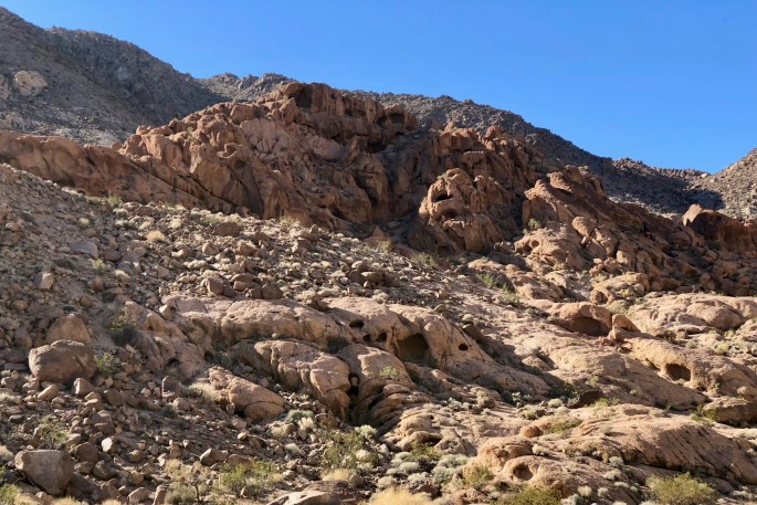 This looks like a rock monster with many mouths