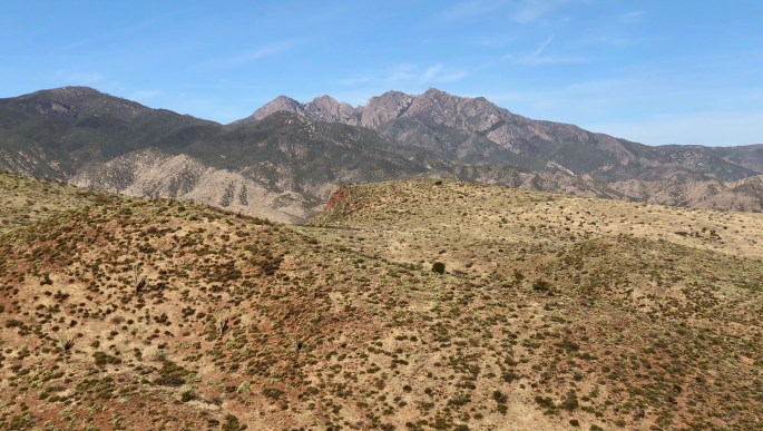 Can you figure out why this area is called the Four Peaks Wilderness?