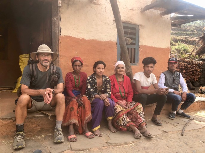 The old lady was especially pleasant