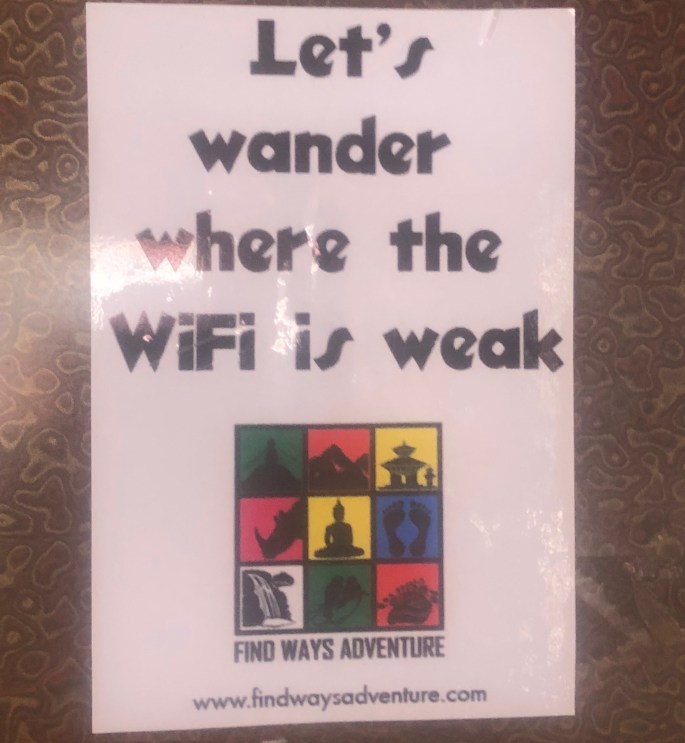 In other words, don't complain about the slow, virtually useless Wi-Fi.