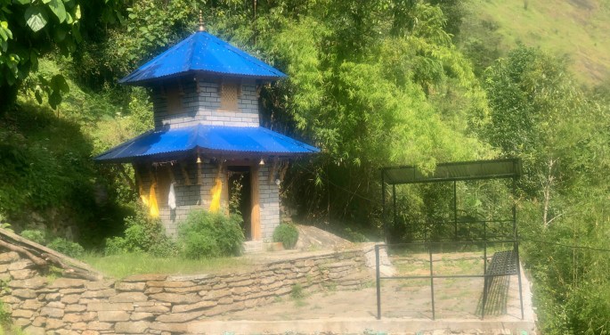 A relatively attractive Hindu shrine or temple or something else