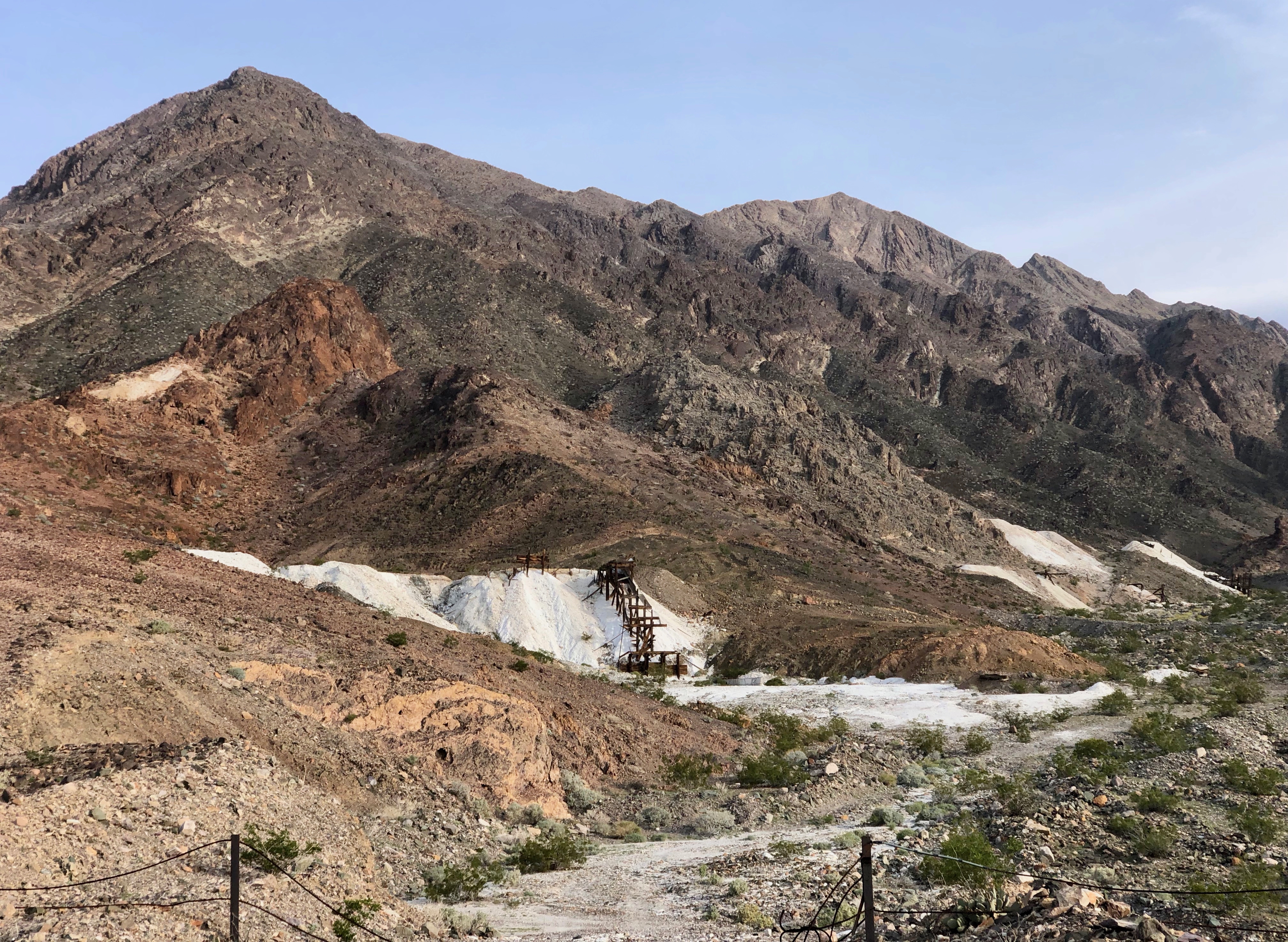 An abandoned borax mine