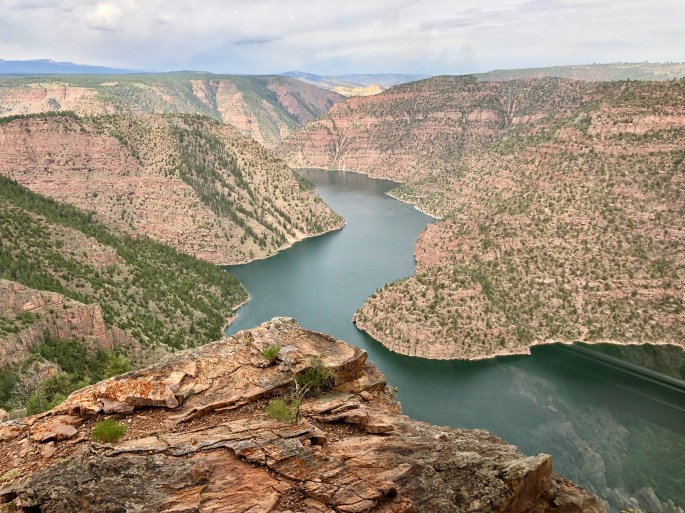 Shot (thru glass) from inside the VC