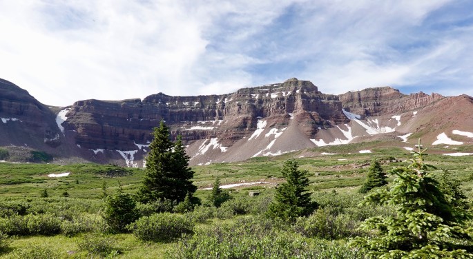 This mountain scene holds a terrifying secret