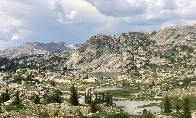Just one portion of Titcomb Basin