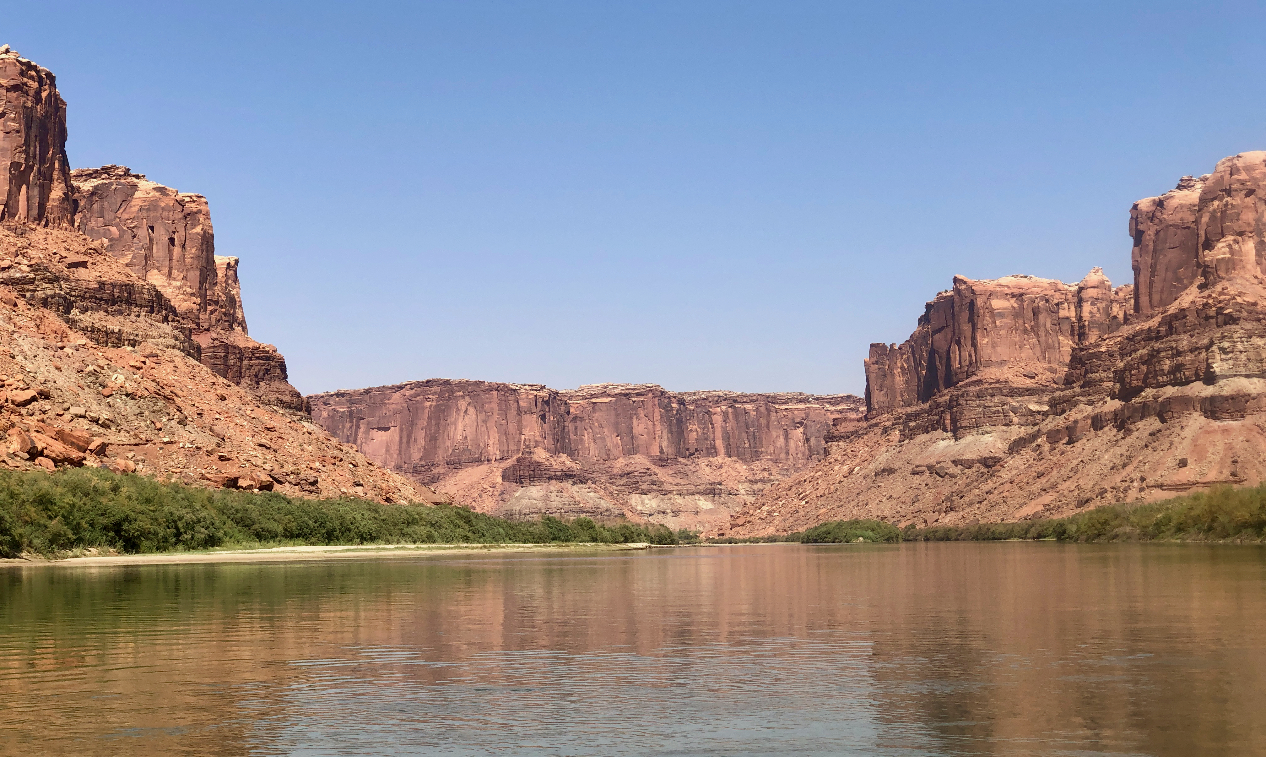 Although enclosed by walls, this still seems to be a big place