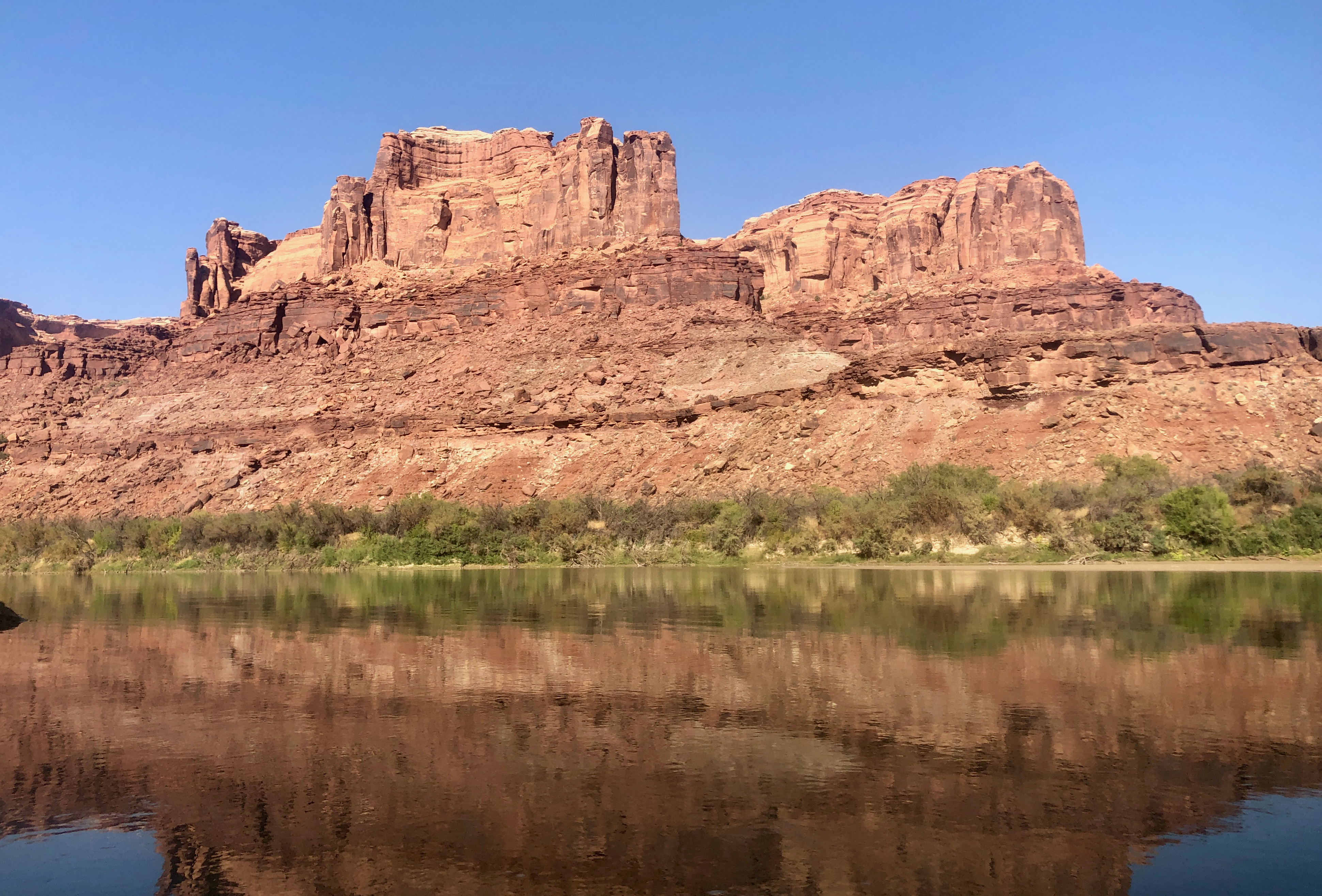 Two proud battleships head out to sea