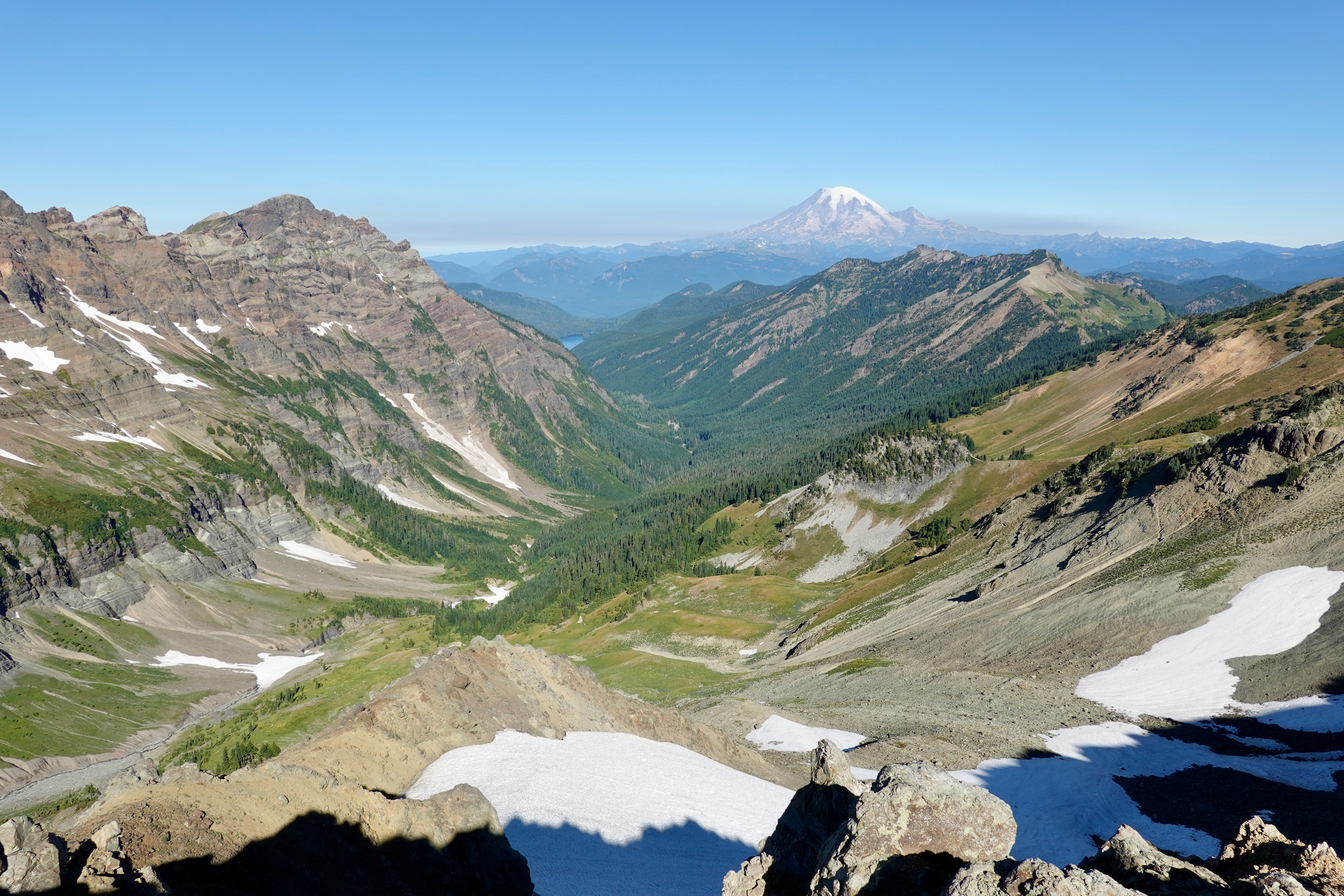 Mt Rainier seems to dominate any scene of which it is a part