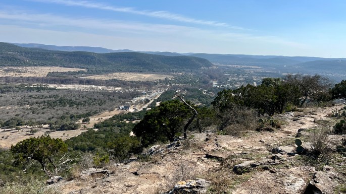 One view from the top of Old Baldy