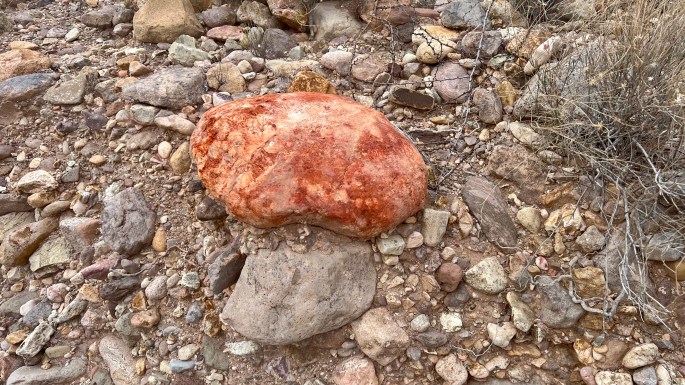 Now that's a rock of a different color!